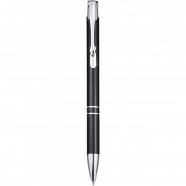 Logotrade promotional merchandise picture of: Moneta aluminium click ballpoint pen (black ink)